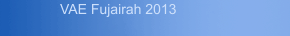 VAE Fujairah 2013