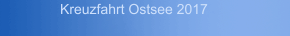 Kreuzfahrt Ostsee 2017