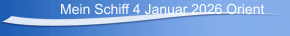 Mein Schiff 4 Januar 2026 Orient